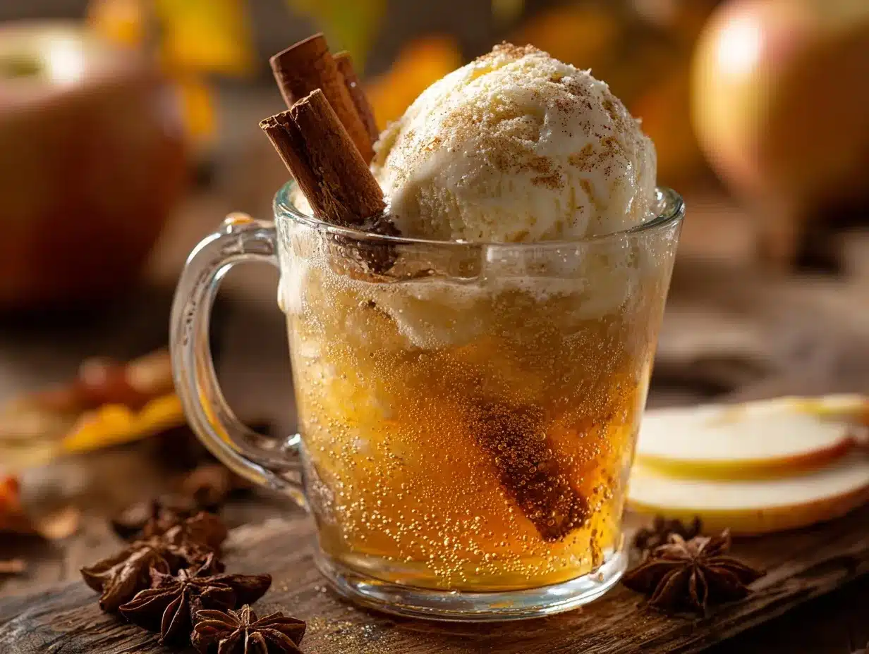 apple cider float preparation steps