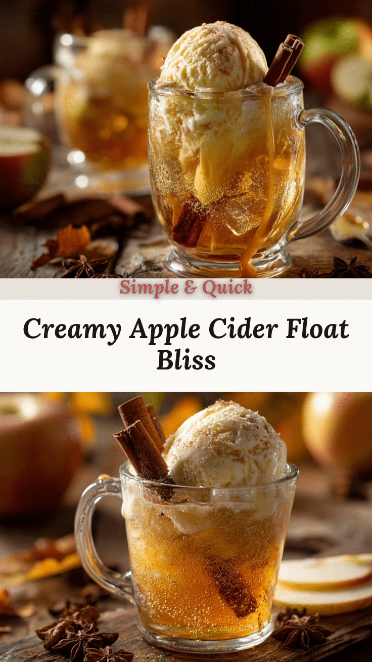 apple cider float recipe