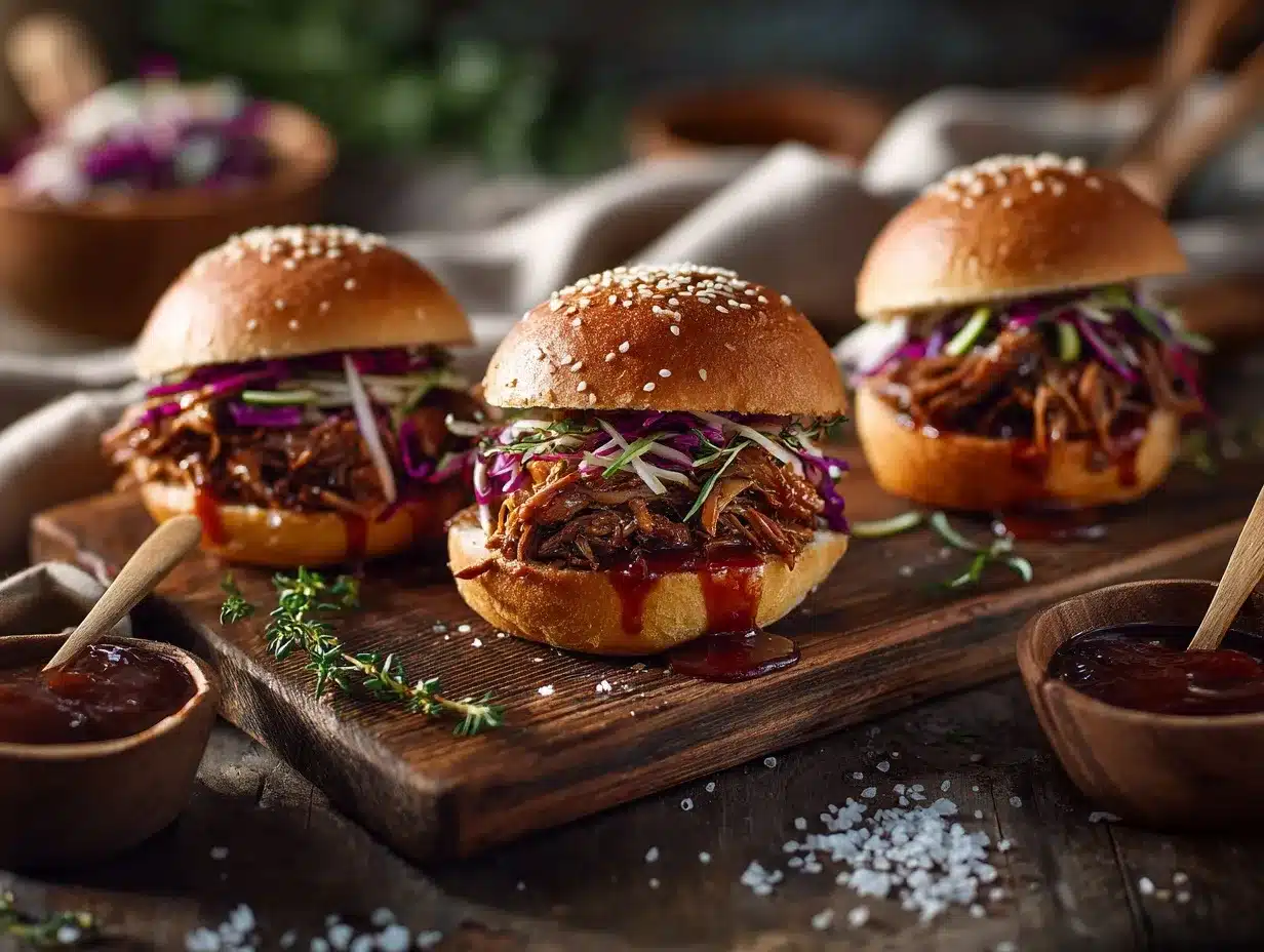 apple cider pulled pork sliders preparation steps