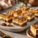 brown butter pumpkin cheesecake bars - featured image