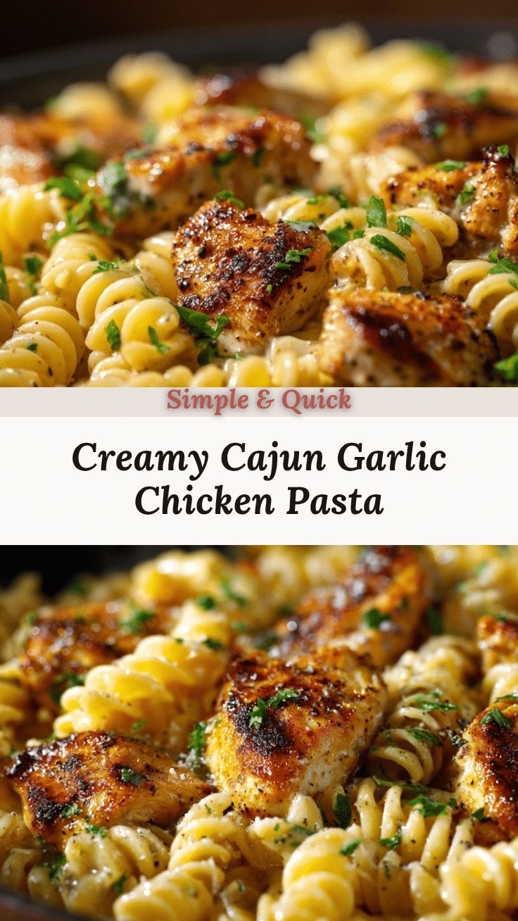Cajun Garlic Chicken recipe