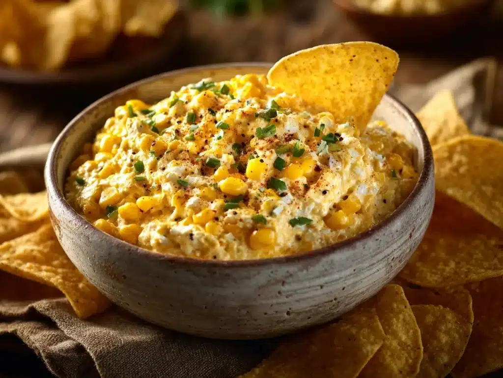 corn dip recipe - featured image