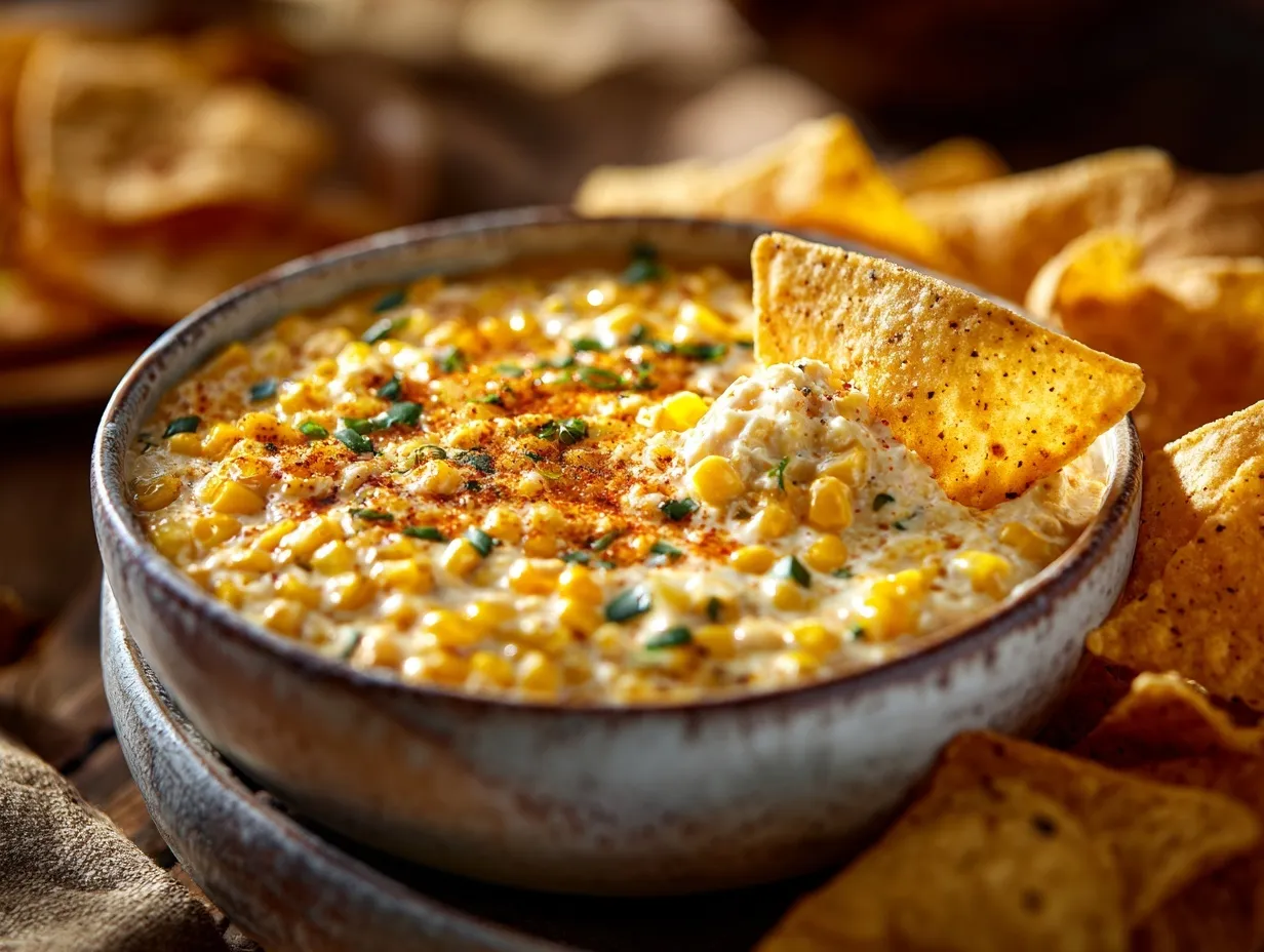 corn dip recipe preparation steps