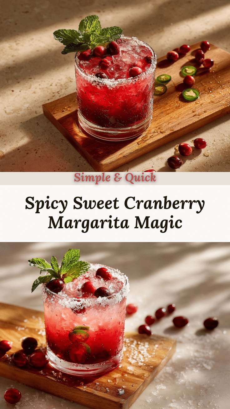 cranberry-jalapeño margarita recipe