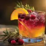 cranberry orange gin and tonic - featured image