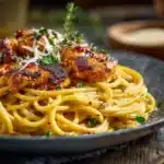 creamy Cajun chicken spaghetti - featured image