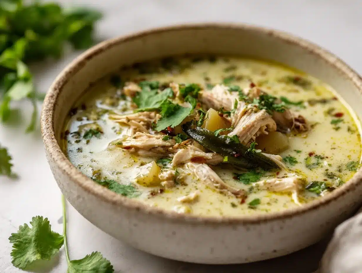 creamy roasted poblano soup preparation steps
