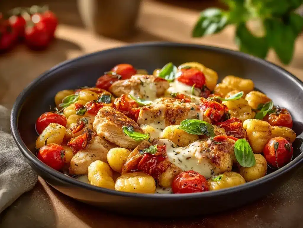 garlic chicken skillet - featured image