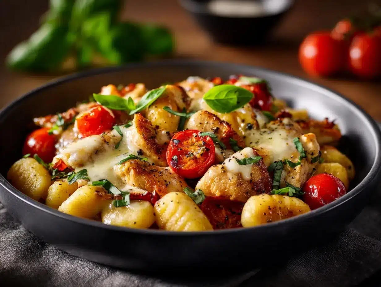 garlic chicken skillet preparation steps