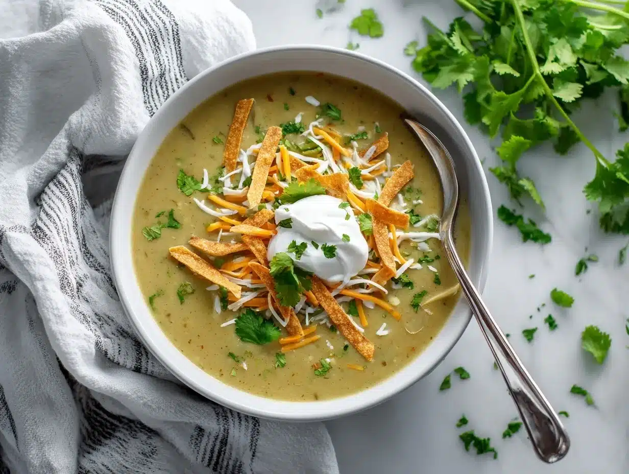 green chile chicken soup preparation steps
