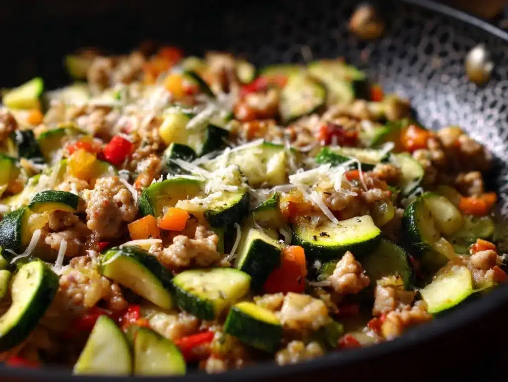 Healthy Italian Ground Turkey Skillet - featured image
