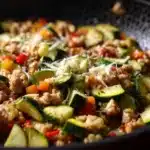 Healthy Italian Ground Turkey Skillet - featured image