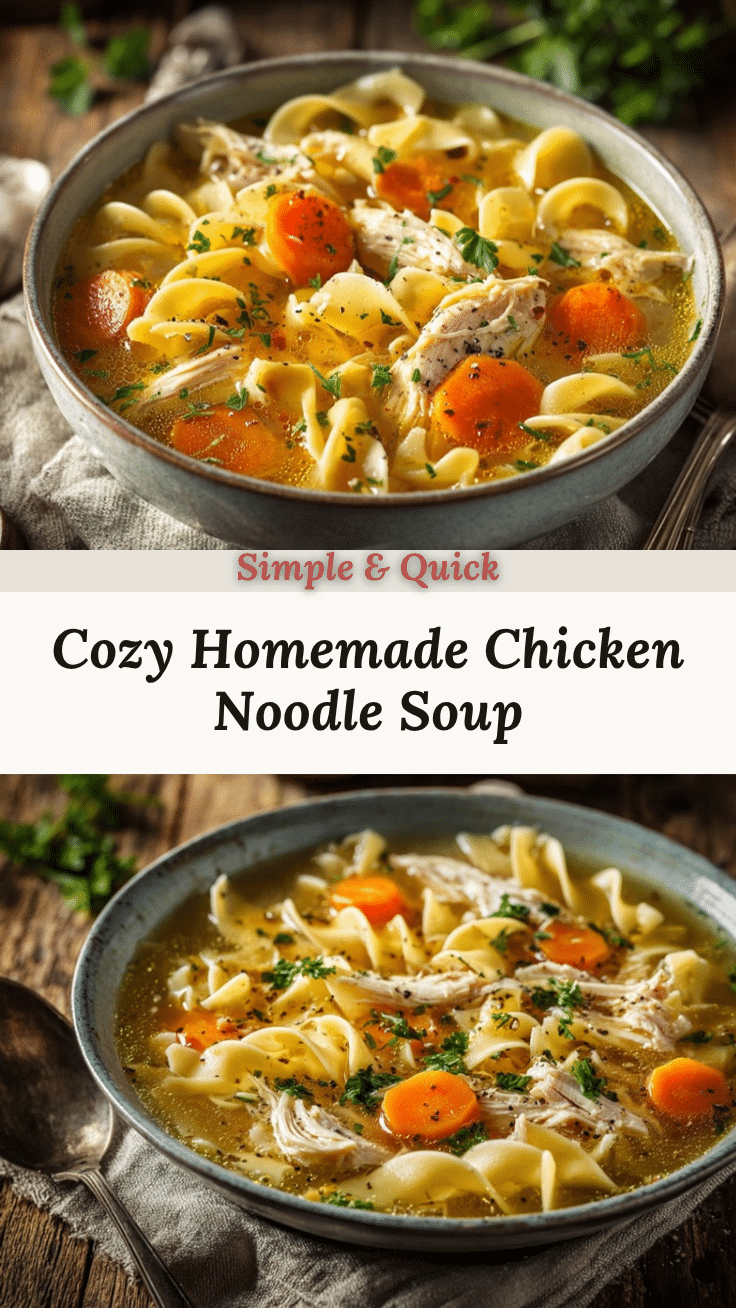 homemade chicken noodle soup recipe