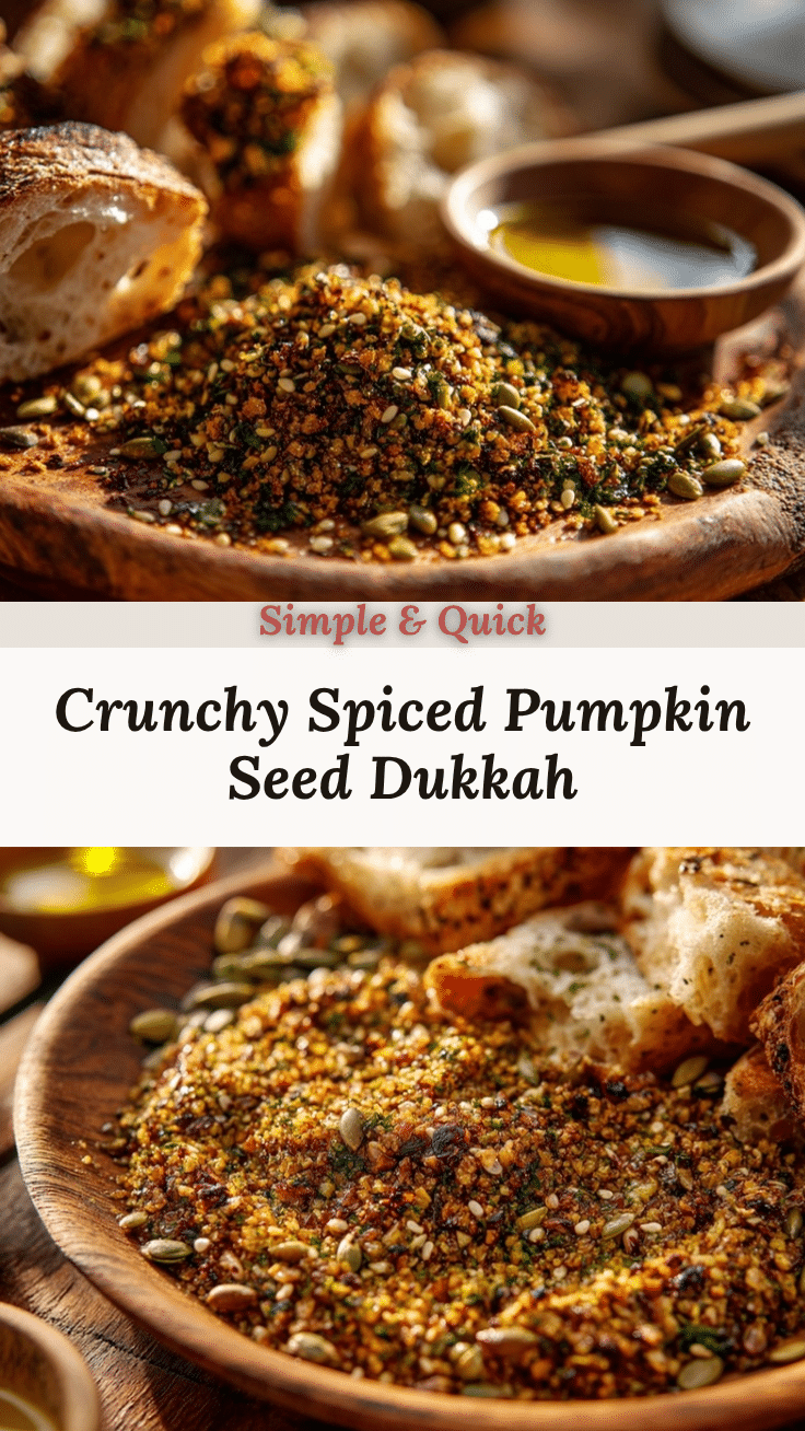 pumpkin seed dukkah recipe