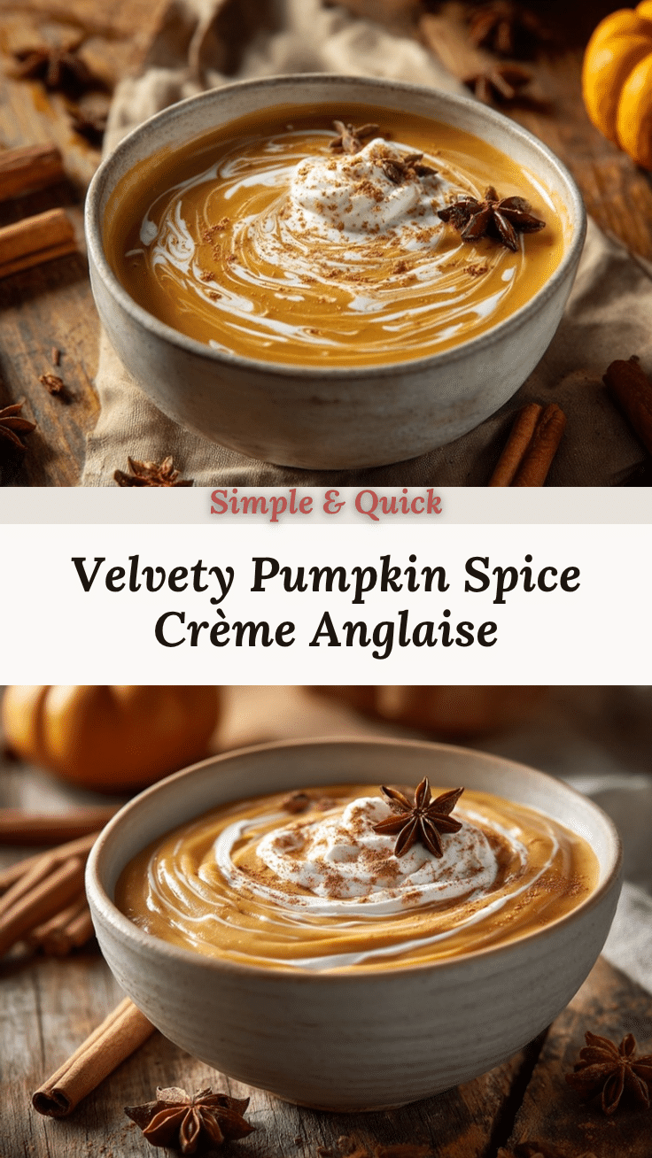 Pumpkin Spice Crème Anglaise recipe