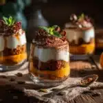pumpkin tiramisu parfaits - featured image
