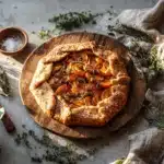 savory butternut squash galette - featured image