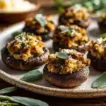 stuffed portobello mushrooms - featured image