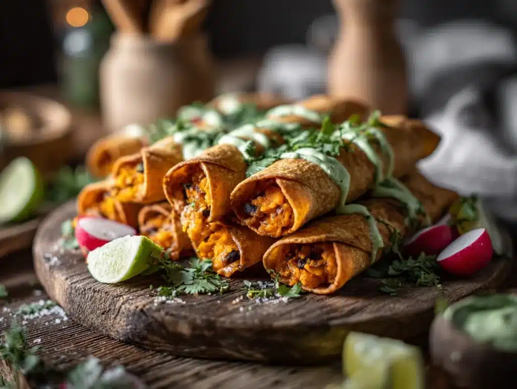 sweet potato taquitos - featured image