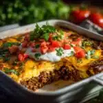 taco casserole recipe - featured image