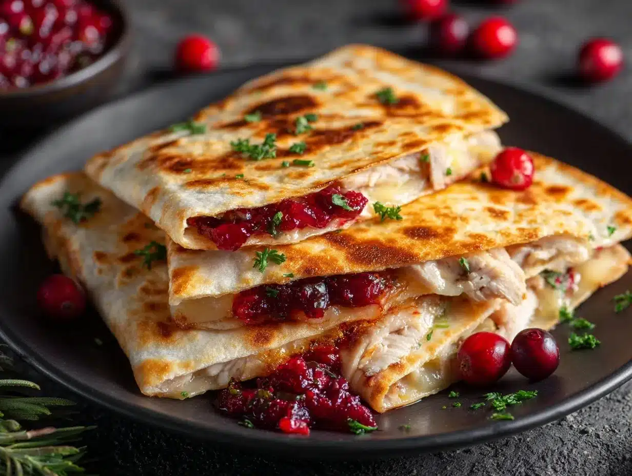 turkey and brie quesadillas preparation steps