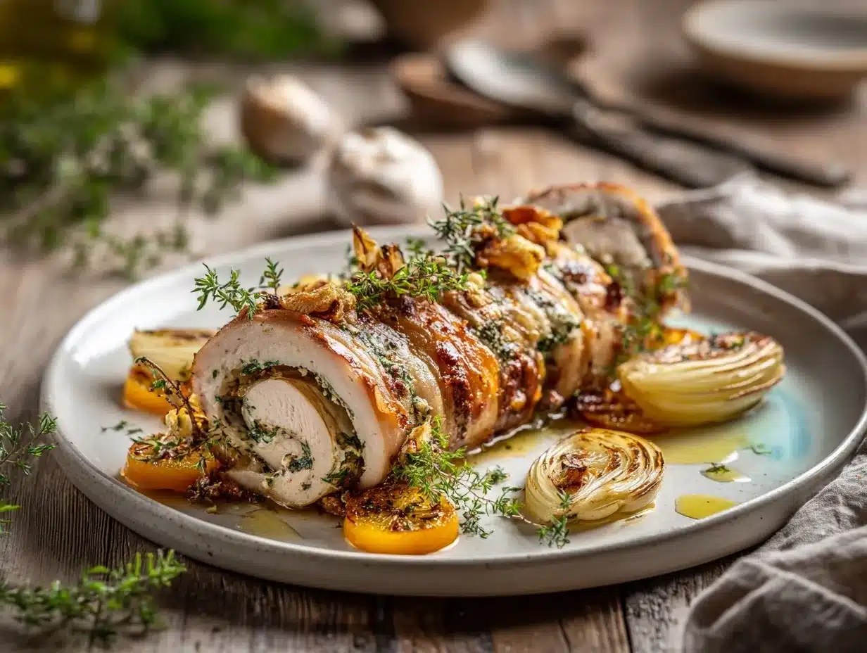 Turkey Porchetta preparation steps