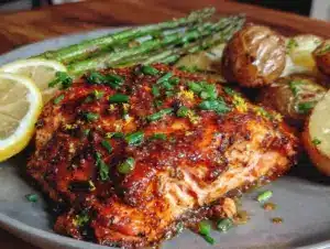 air fryer Cajun salmon - featured image