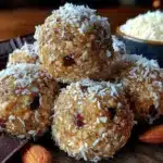 Almond Joy Protein Balls - featured image