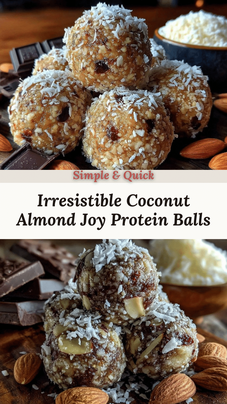 Almond Joy Protein Balls recipe
