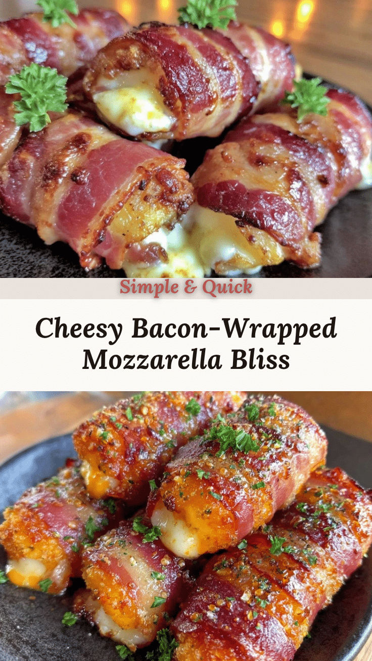 bacon-wrapped mozzarella sticks recipe