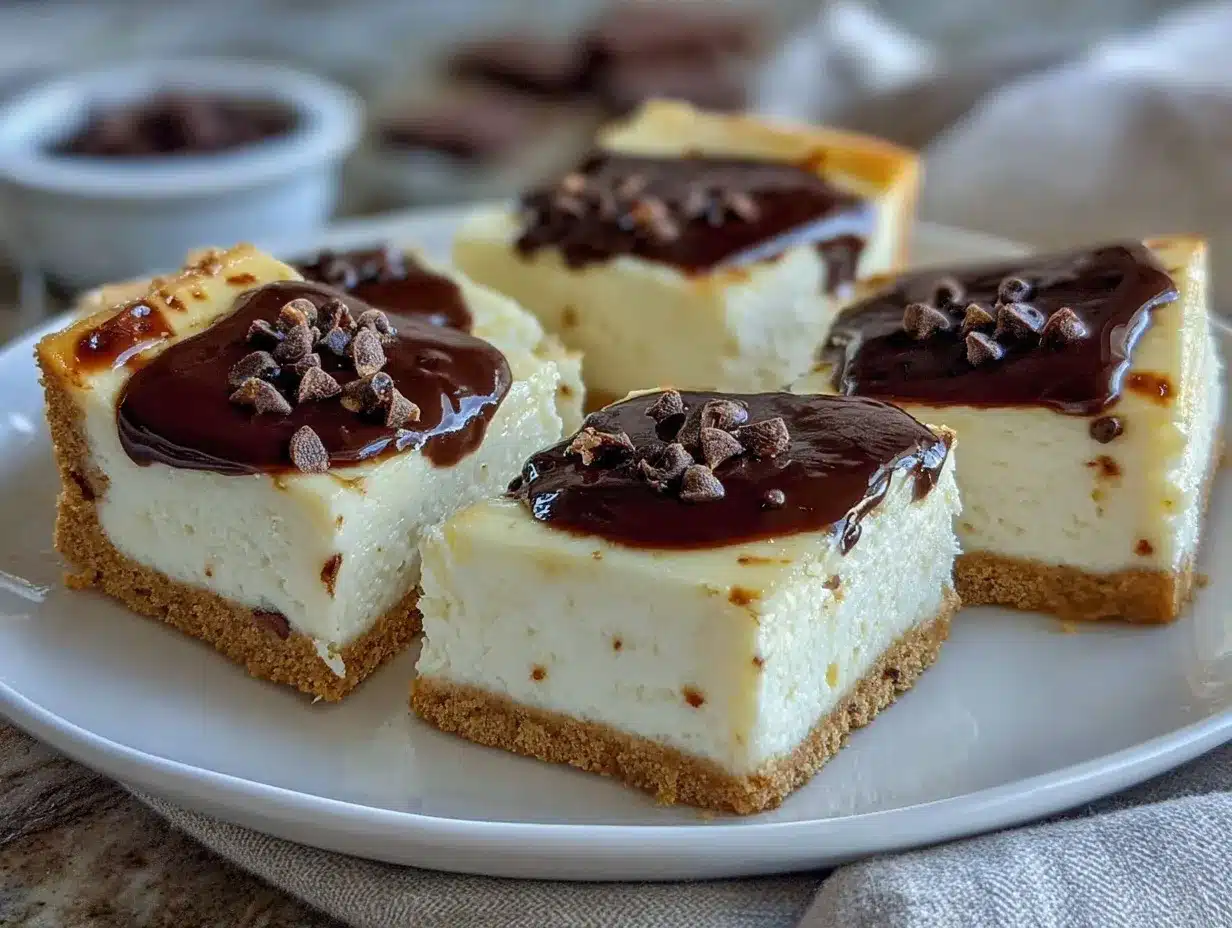 Bailey’s Irish Cream Cheesecake Bars preparation steps
