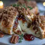 baked brie en croute - featured image