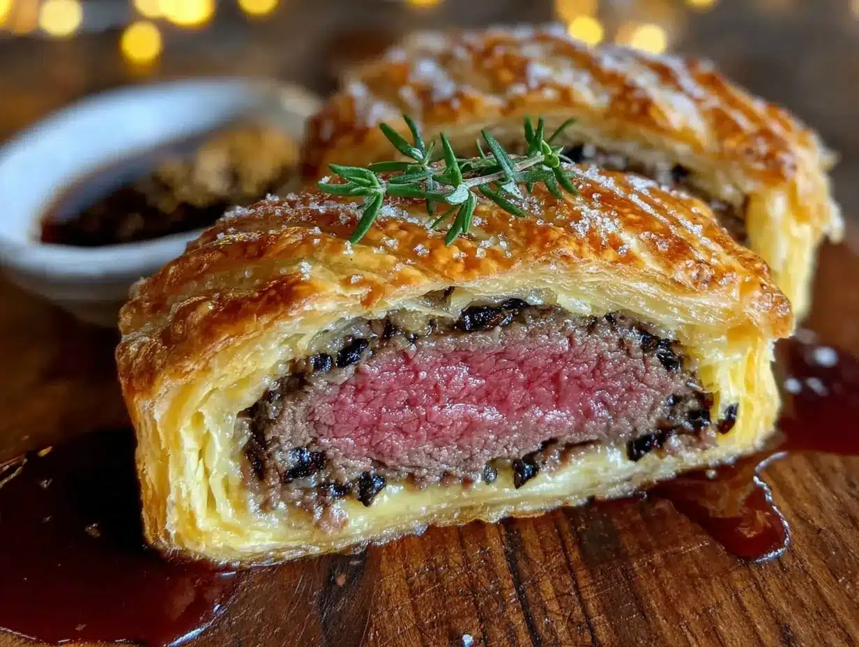 Beef Wellington recipe preparation steps