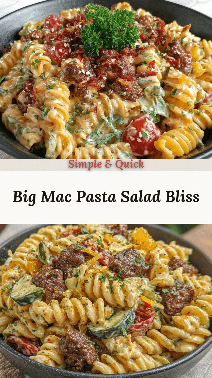 Big Mac Pasta Salad recipe
