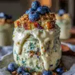 blueberry muffin overnight oats - featured image