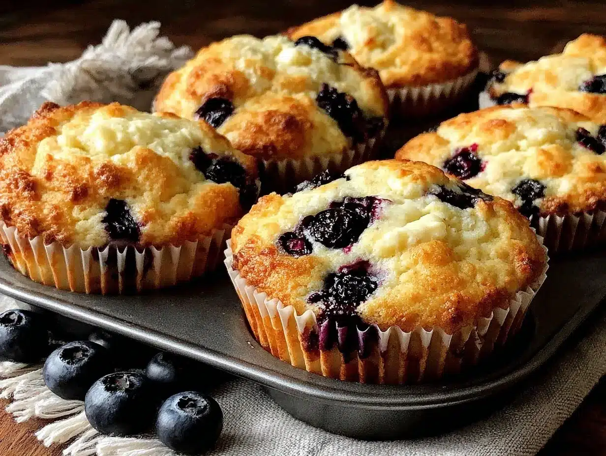 blueberry protein muffins preparation steps