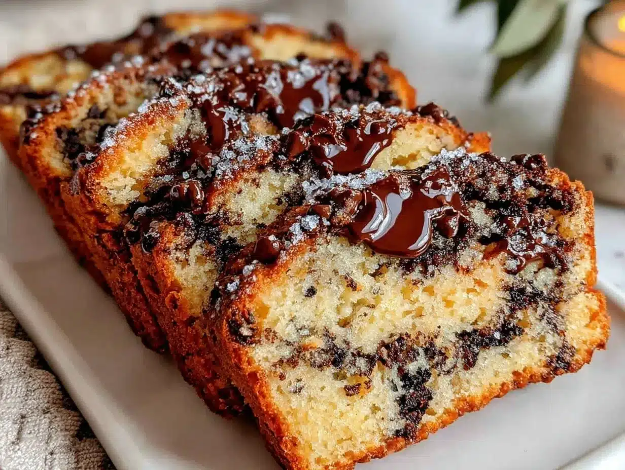 chocolate chip bread preparation steps