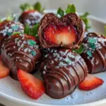 Chocolate-Covered Strawberry Heart Truffles - featured image