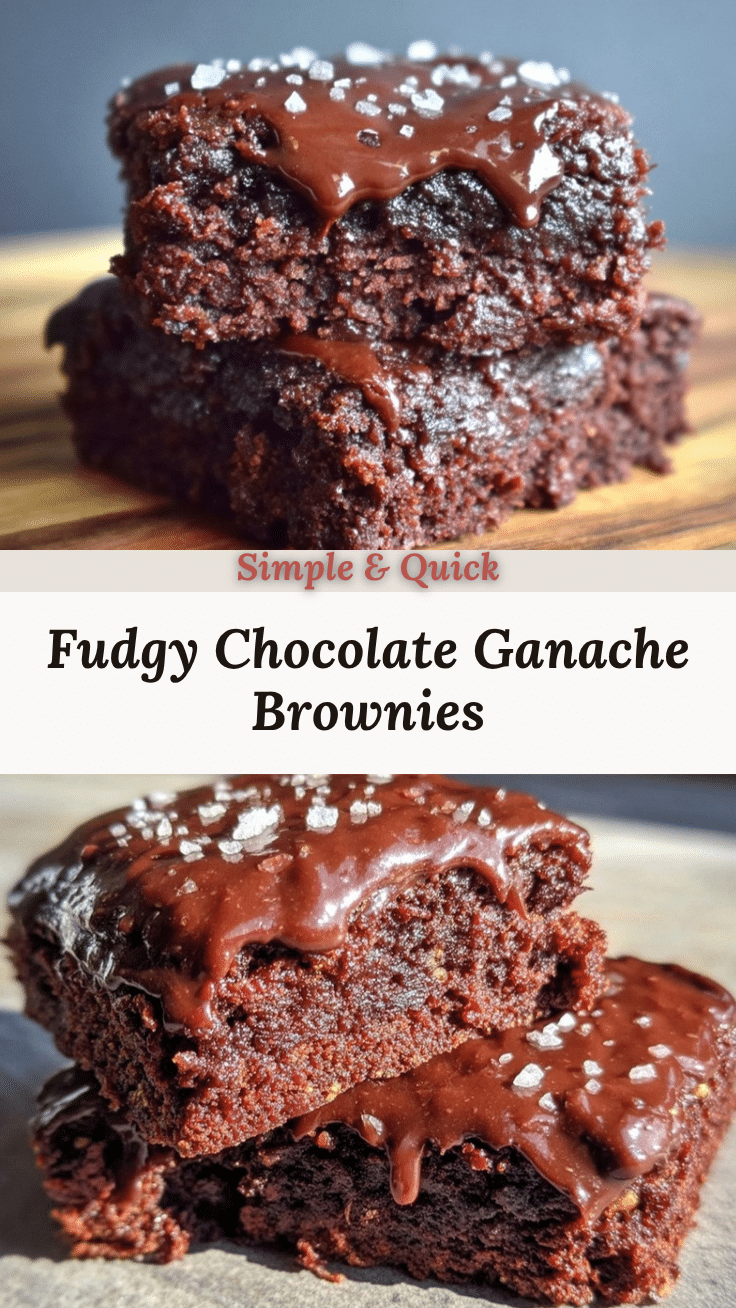 chocolate ganache brownies recipe
