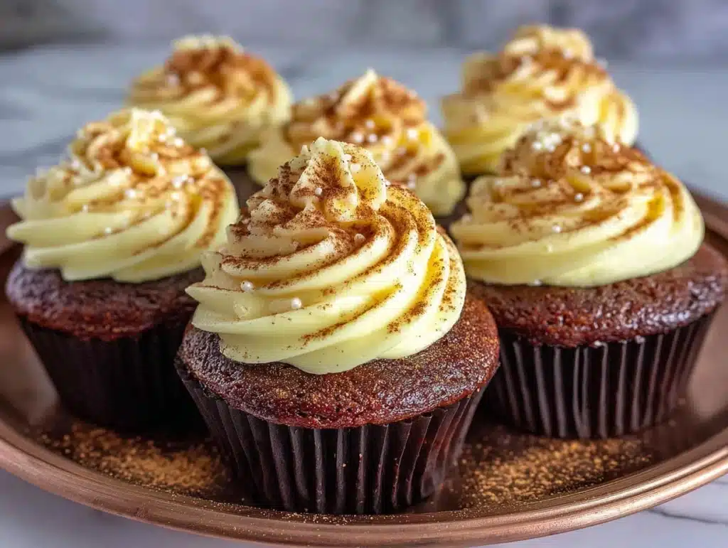 chocolate tiramisu cupcakes - featured image