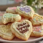 Conversation Heart Sugar Cookies - featured image