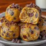 cookie dough protein balls - featured image