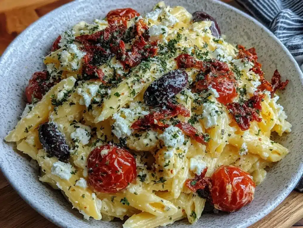 Creamy Greek Pasta - featured image