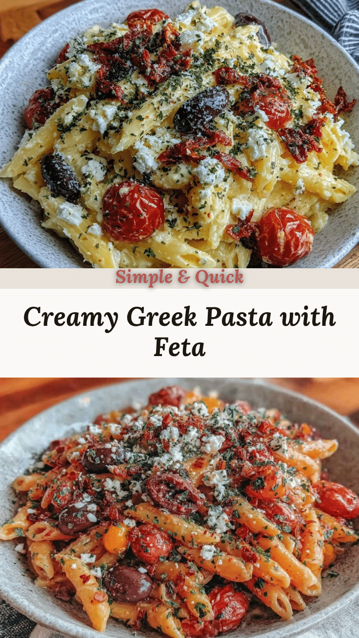 Creamy Greek Pasta recipe