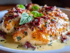 creamy marry me chicken - featured image