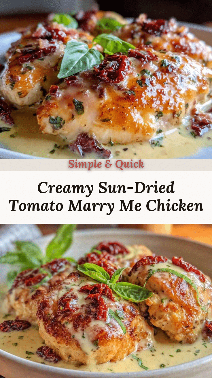 creamy marry me chicken recipe