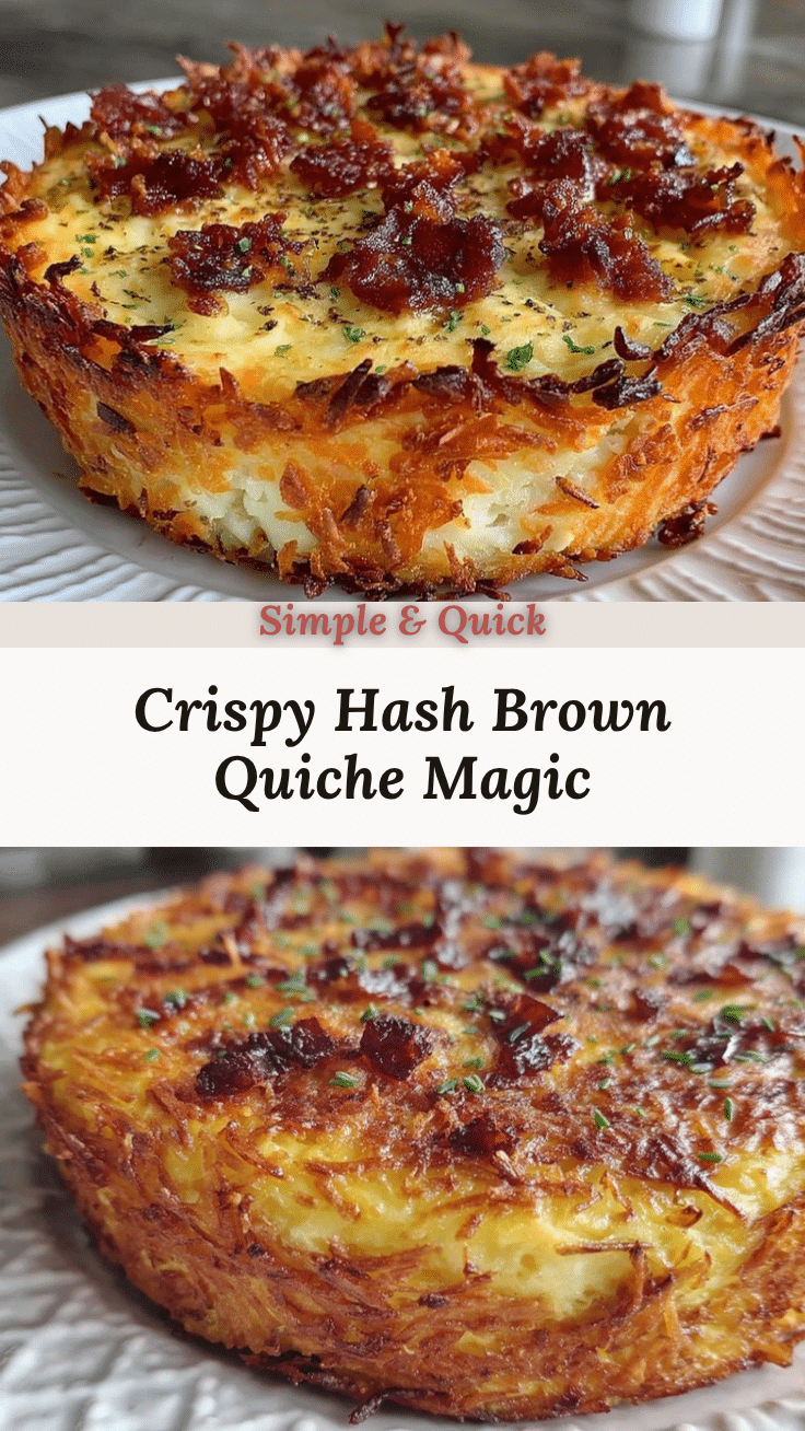crispy hash brown crust quiche recipe