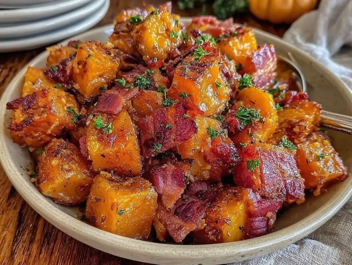 crispy honey bacon potatoes preparation steps