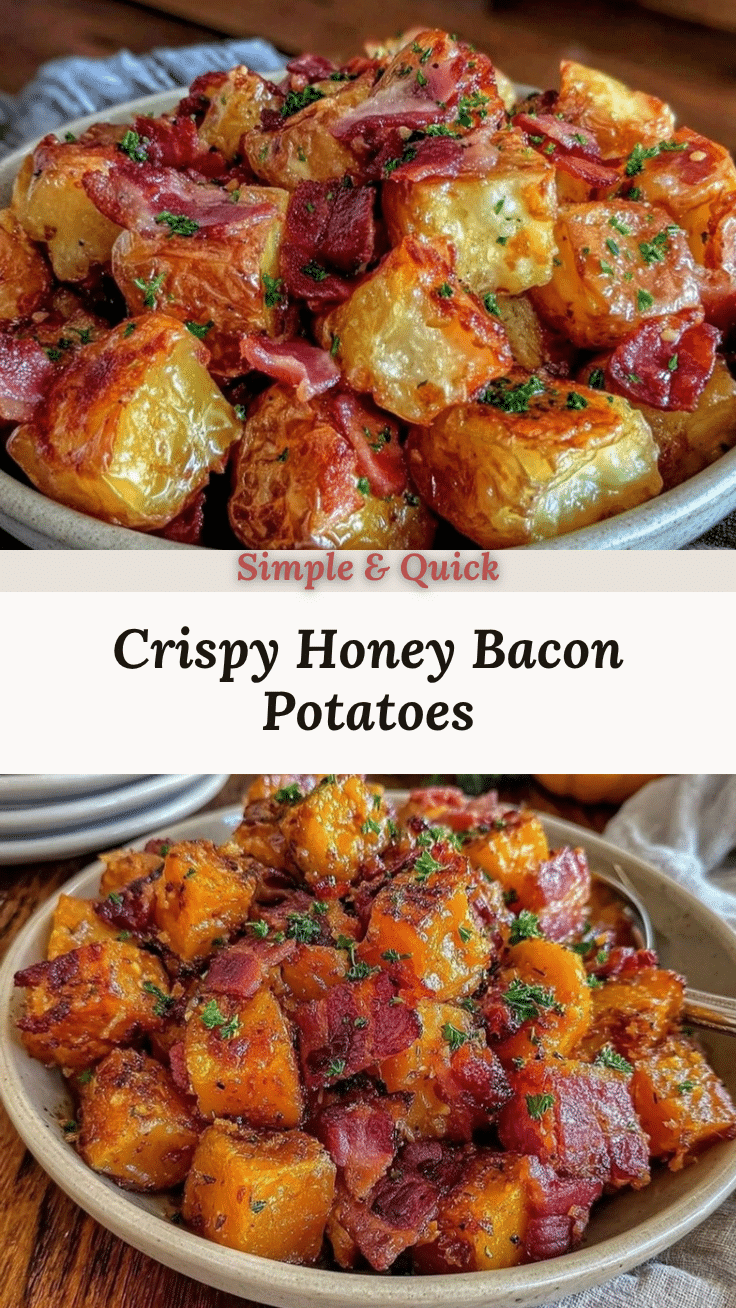 crispy honey bacon potatoes recipe