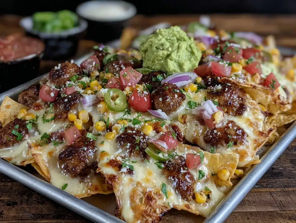 crispy loaded nachos preparation steps